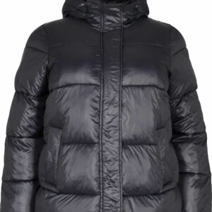 Zizzi vindtæt jakke med hætte og justerbar snøre